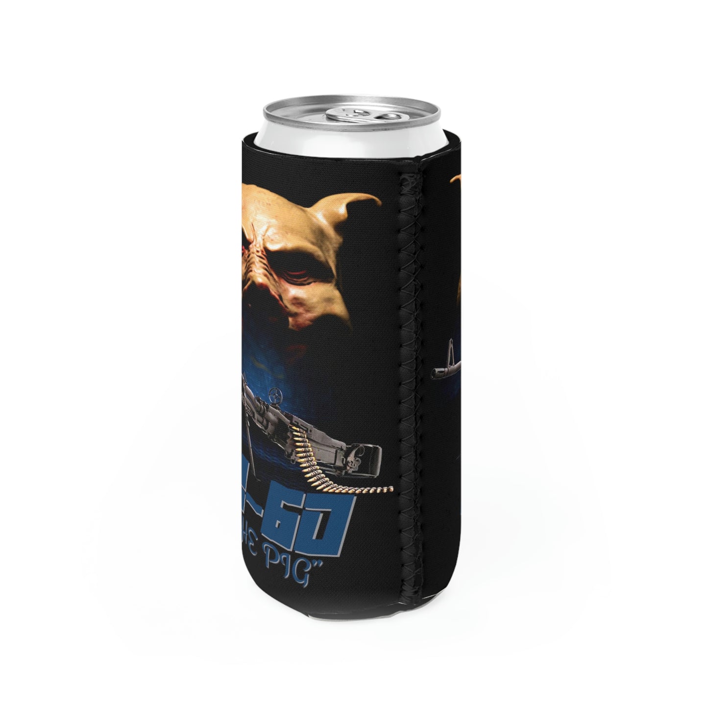 M-60 The Pig Slim Can Cooler