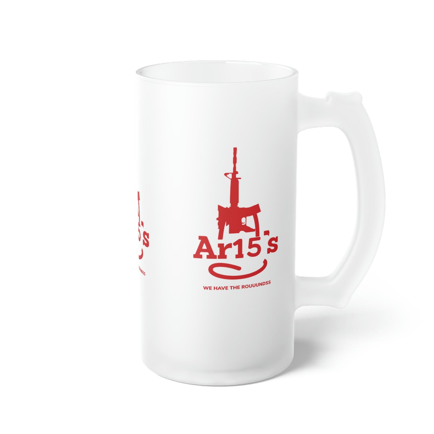 AR15’s Frosted Glass Beer Mug