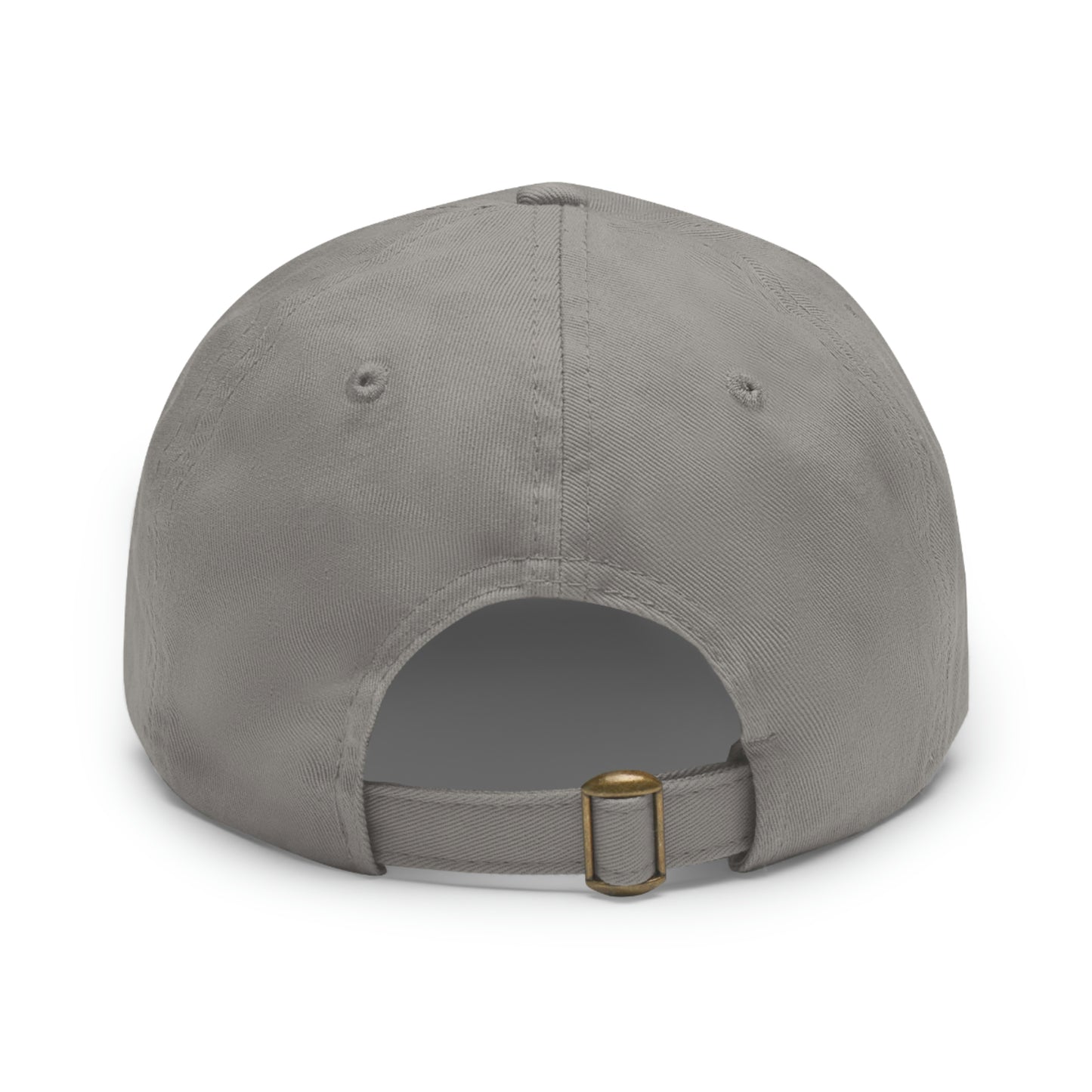 Mounted Pew Dad Hat with Leather Patch