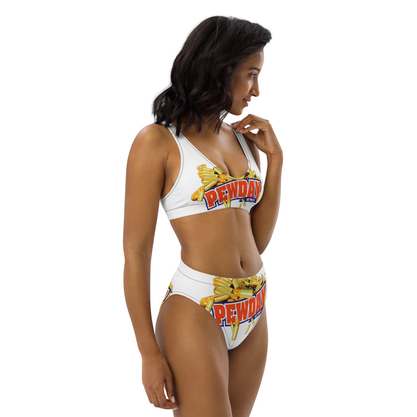 PEWDAY CANDY Recycled high-waisted bikini