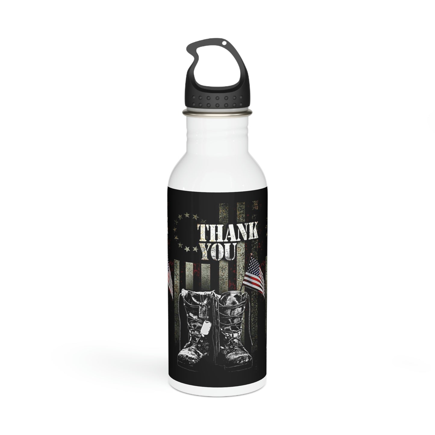Thank You Veterans Stainless Steel Water Bottle