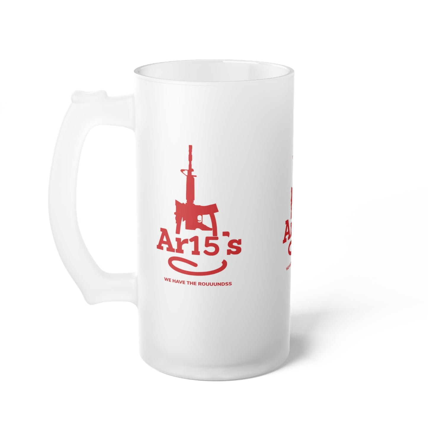 AR15’s Frosted Glass Beer Mug